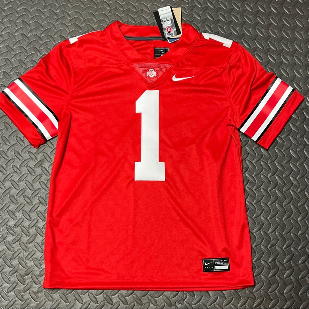 Ohio State Buckeyes Football Nike Jersey #1 Game Men's Justin Fields College